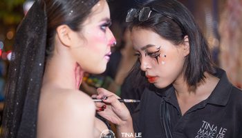 Halloween 2022 “Đại náo” Playboy – team Tina Le Make Up hóa trang cho 100 bạn trẻ trong ngày Hội Hóa Trang siêu náo nhiệt